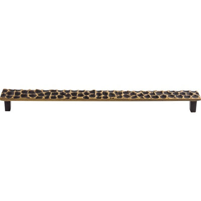Top Knobs Cobblestone Pull 12 9/16" c-c in Brass Antique