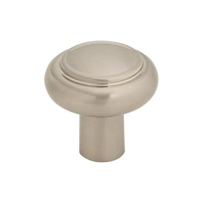 Top Knobs Clarence Knob 1 1/4" in Brushed Satin Nickel