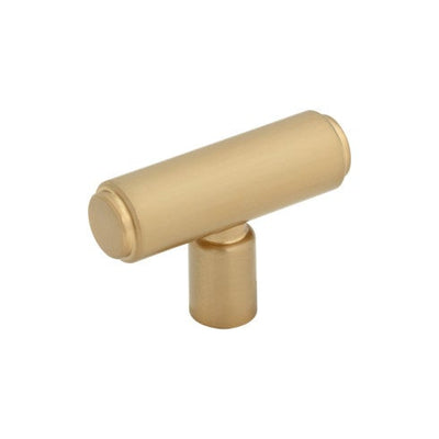 Top Knobs Clarence T-Knob 2" in Honey Bronze