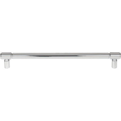 Top Knobs Clarence Pull 8 13/16" c-c in Polished Chrome