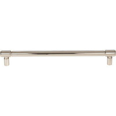Top Knobs Clarence Pull 8 13/16" c-c in Polished Nickel