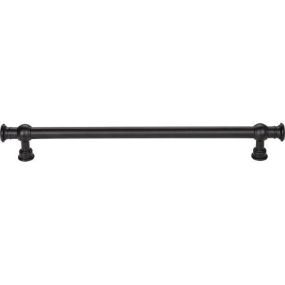 Top Knobs Ormonde Pull 8 13/16" c-c in Flat Black