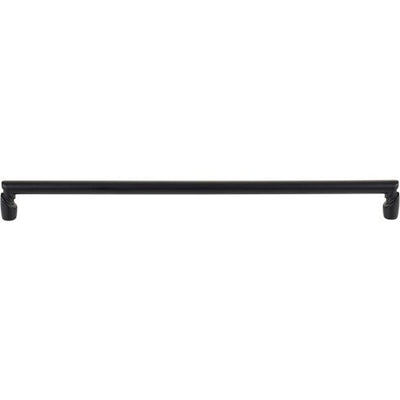 Top Knobs Florham Pull 12" c-c in Flat Black
