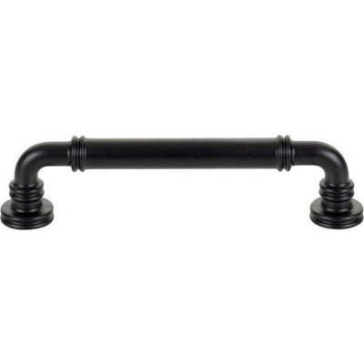 Top Knobs Cranford Pull 5 1/16" c-c in Flat Black