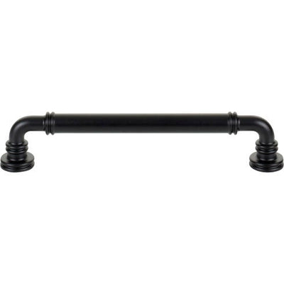 Top Knobs Cranford Pull 6 5/16" c-c in Flat Black