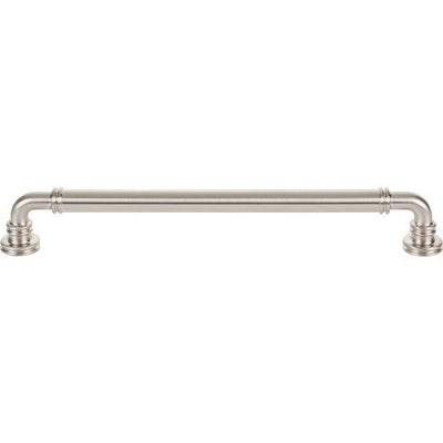 Top Knobs Cranford Pull 8 13/16" c-c in Brushed Satin Nickel