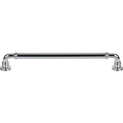 Top Knobs Cranford Pull 8 13/16" c-c in Polished Chrome
