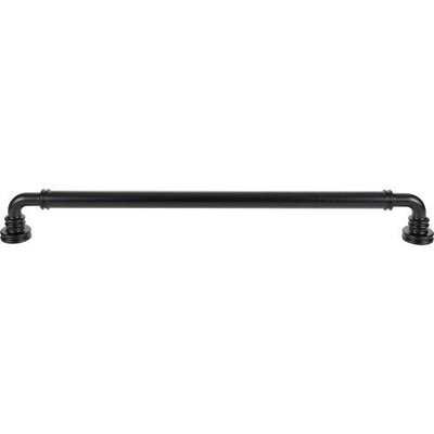 Top Knobs Cranford Pull 18" c-c Appliance Pull in Flat Black