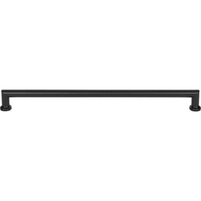 Top Knobs Morris Pull 12" c-c in Flat Black