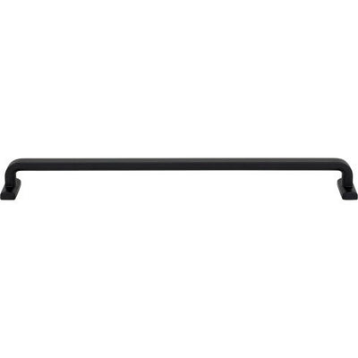 Top Knobs Harrison Pull 12" c-c in Flat Black