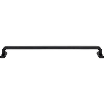 Top Knobs Harrison Pull 18" c-c Appliance Pull in Flat Black