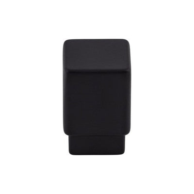 Top Knobs Tapered Square Knob 3/4" in Flat Black