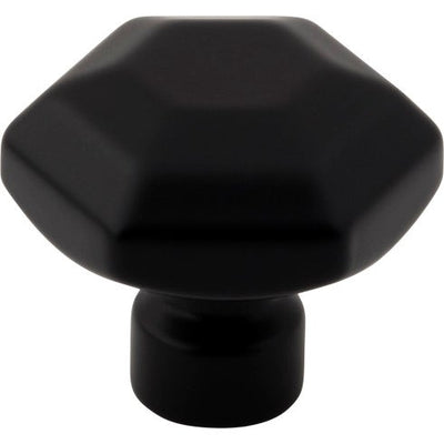 Top Knobs Dustin Knob 1 1/4" in Flat Black