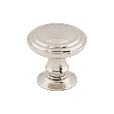Top Knobs Reeded Knob 1 1/4" in Polished Nickel