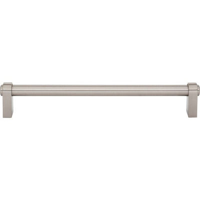 Top Knobs Lawrence Pull 7 9/16" c-c in Brushed Satin Nickel