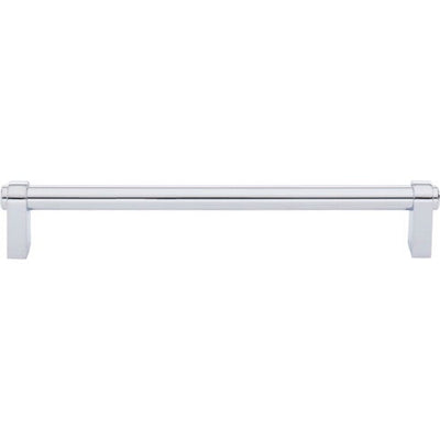 Top Knobs Lawrence Pull 7 9/16" c-c in Polished Chrome