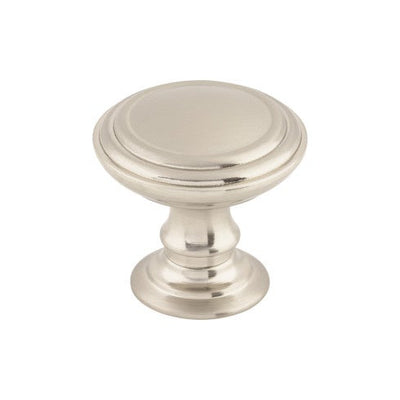 Top Knobs Reeded Knob 1 1/2" in Brushed Satin Nickel