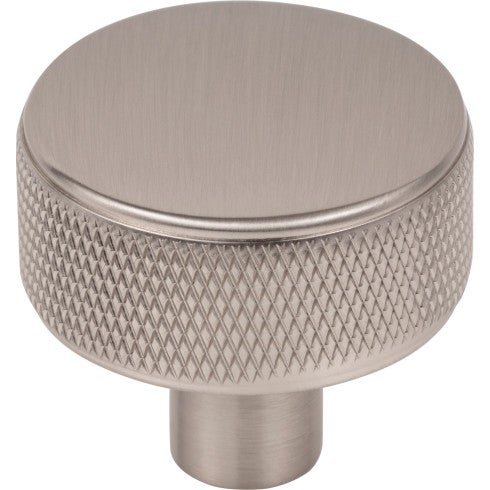 Top Knobs Burnham Round Knob 1 1/4" in Brushed Satin Nickel