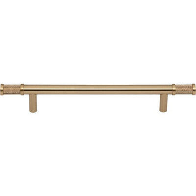 Top Knobs Burnham Pull 6 5/16" c-c in Honey Bronze