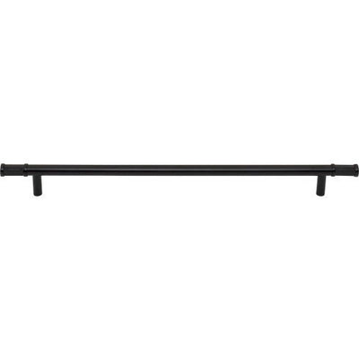 Top Knobs Burnham Pull 12" c-c in Flat Black