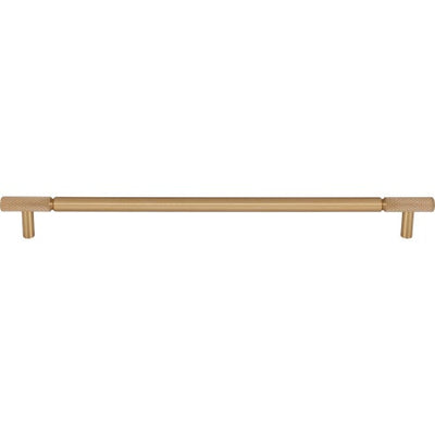 Top Knobs Prestwick Pull 12" c-c in Honey Bronze