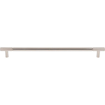 Top Knobs Prestwick Pull 12" c-c in Polished Nickel