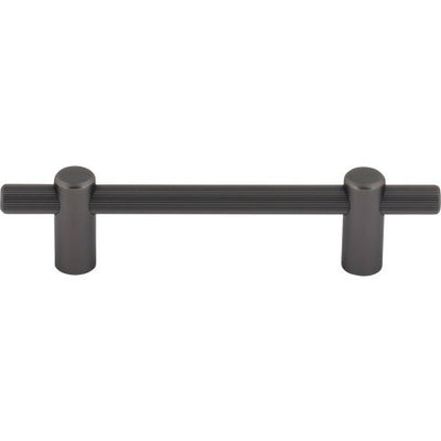 Top Knobs Dempsey Pull 3 3/4" c-c in Ash Gray