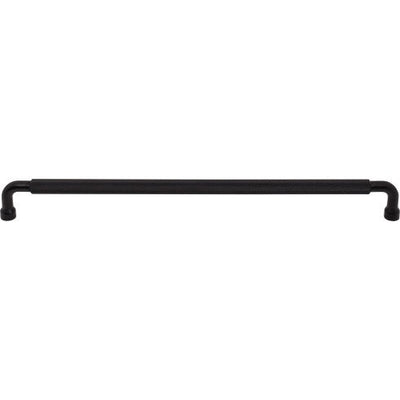 Top Knobs Garrison Pull 12" c-c in Flat Black