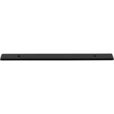 Top Knobs Radcliffe Backplate 6 5/16" c-c in Flat Black