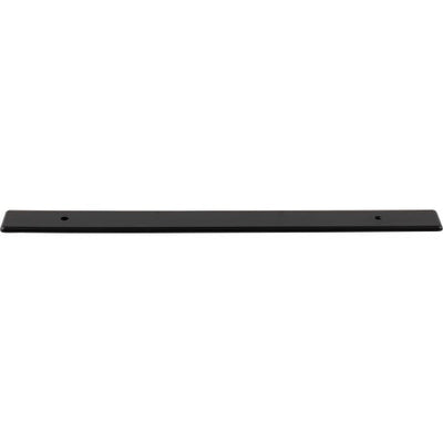 Top Knobs Radcliffe Backplate 7 9/16" c-c in Flat Black