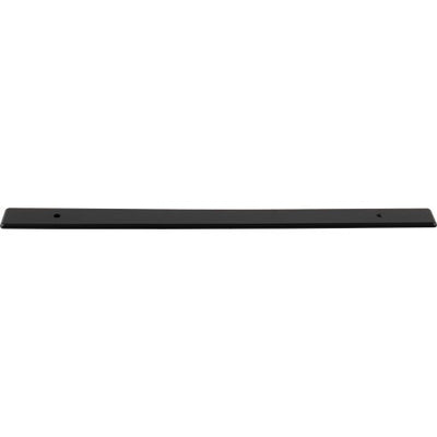Top Knobs Radcliffe Backplate 8 13/16" c-c in Flat Black