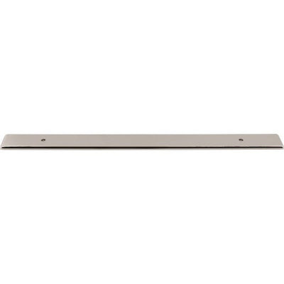 Top Knobs Radcliffe Backplate 12" c-c Appliance Pull in Polished Nickel