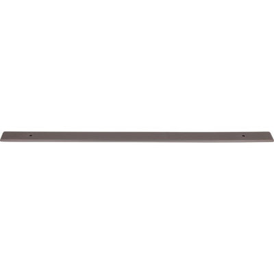 Top Knobs Radcliffe Backplate 18" c-c Appliance Pull in Ash Gray