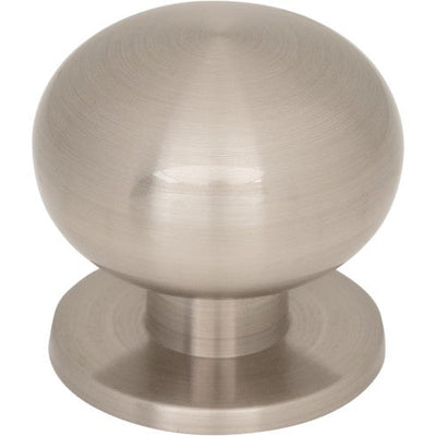 Top Knobs Lambert Knob 1 1/4" in Brushed Satin Nickel