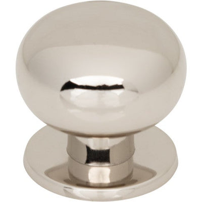 Top Knobs Lambert Knob 1 1/4" in Polished Nickel