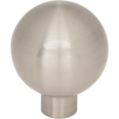 Top Knobs Brockwell Knob 1 1/8" in Brushed Satin Nickel