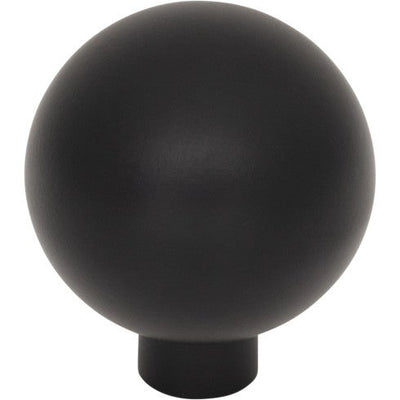 Top Knobs Brockwell Knob 1 1/4" in Flat Black