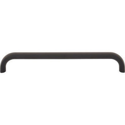 Top Knobs Brockwell Pull 6 5/16" c-c in Flat Black