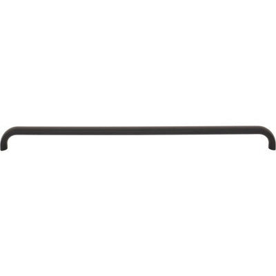 Top Knobs Brockwell Pull 12" c-c in Flat Black