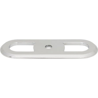 Top Knobs Brockwell Backplate 2 3/4" in Polished Chrome