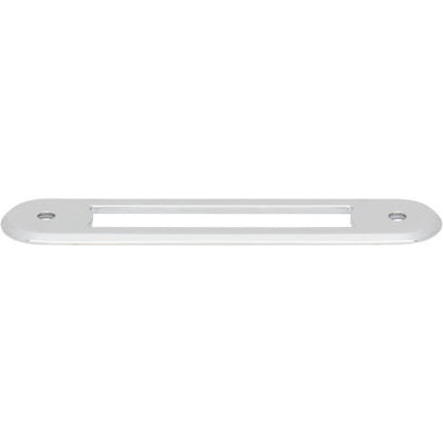 Top Knobs Brockwell Backplate 3 3/4" c-c in Polished Chrome