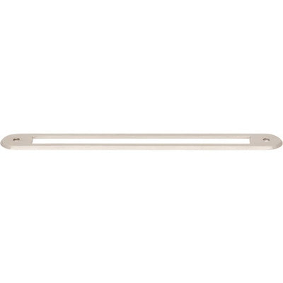 Top Knobs Brockwell Backplate 7 9/16" c-c in Brushed Satin Nickel