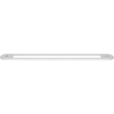Top Knobs Brockwell Backplate 7 9/16" c-c in Polished Chrome