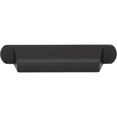 Top Knobs Cressing Cup Pull 3 3/4" c-c in Flat Black