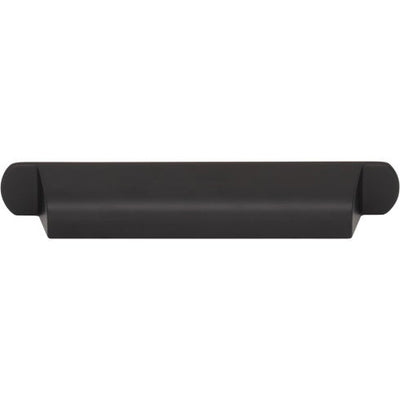 Top Knobs Cressing Cup Pull 5 1/16" c-c in Flat Black