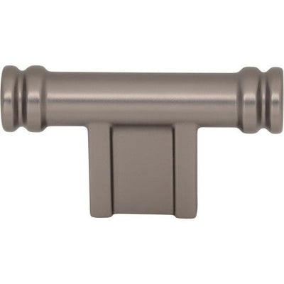 Top Knobs Newburn T-Knob 2 1/4" in Ash Gray