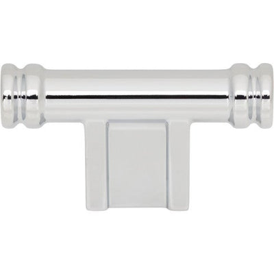 Top Knobs Newburn T-Knob 2 1/4" in Polished Chrome