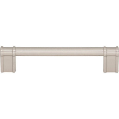 Top Knobs Newburn Pull 5 1/16" c-c in Brushed Satin Nickel