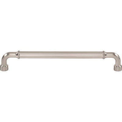 Top Knobs Pemberton Pull 7 9/16" c-c in Brushed Satin Nickel