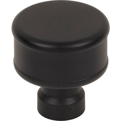 Top Knobs Lavington Knob 1 1/4" in Flat Black